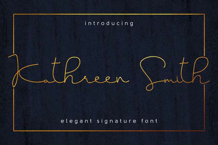 Kathreen Smith Font