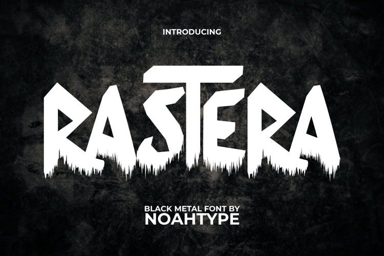 Preview of Rastera Font