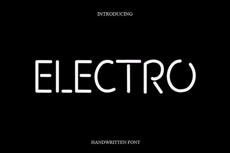 Electro Font