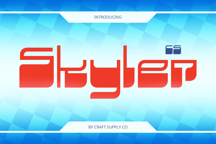 Preview of CS Skyler Font