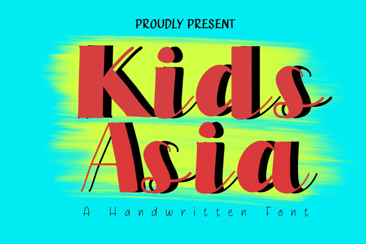 Preview of Kids Asia Font