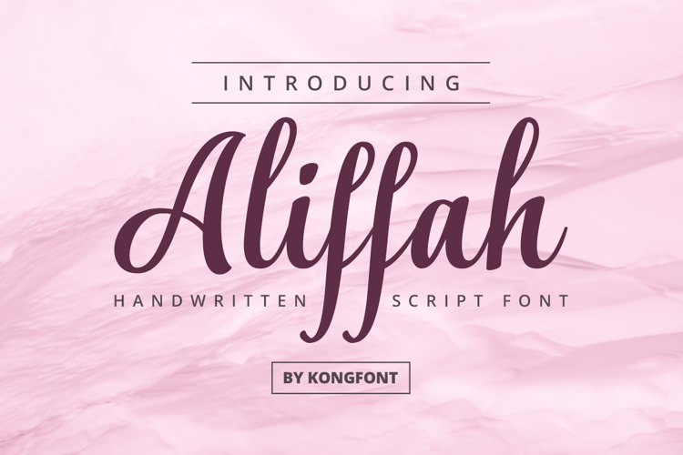 Aliffah Font