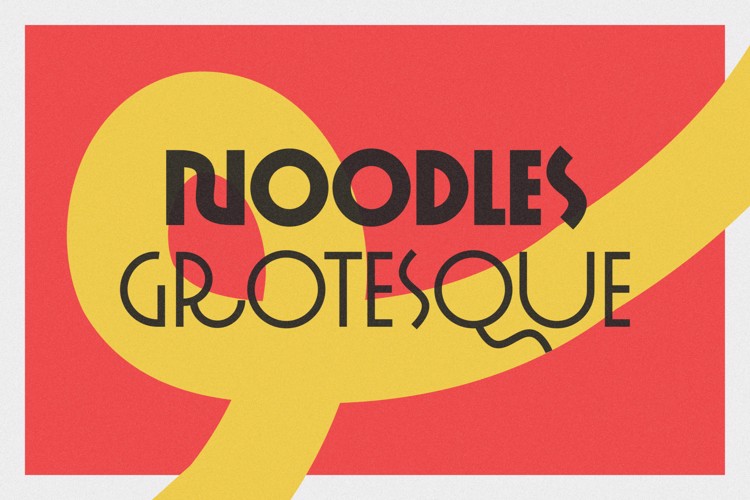 Noodles Grotesque Bold Font