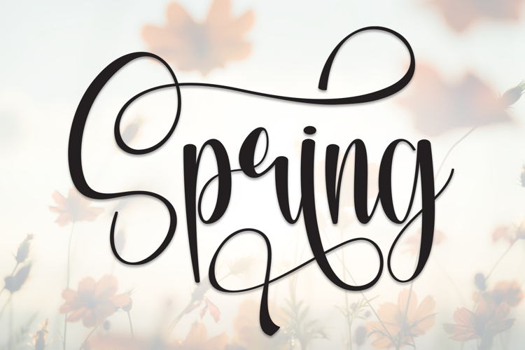 Preview of Spring Font
