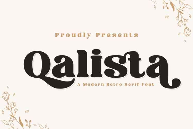 Preview of Qalista Font
