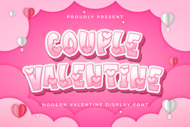 Preview of Couple Valentine Font