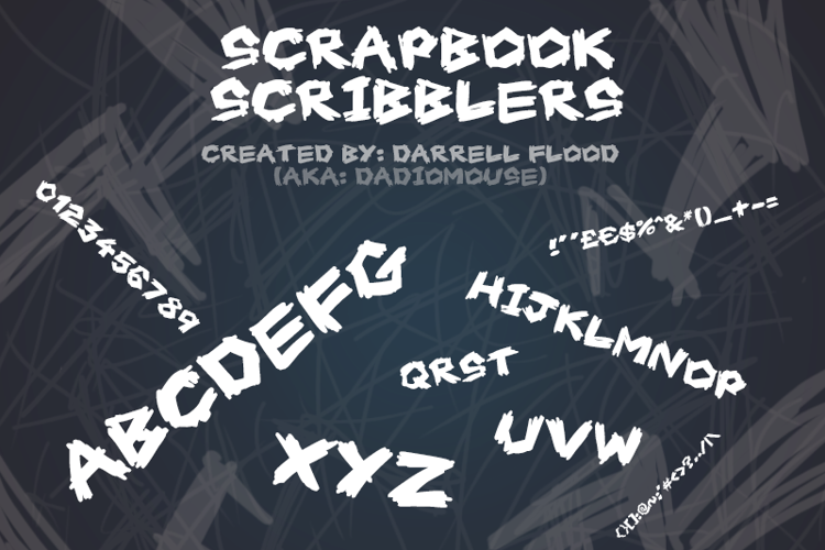 Scrapbook Scribblers Font