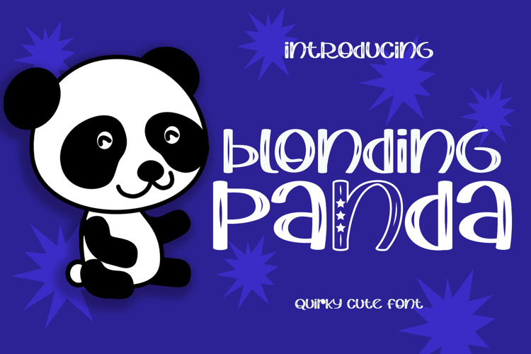 Blonding Panda Font