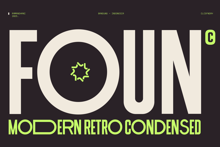 Preview of Foun Font