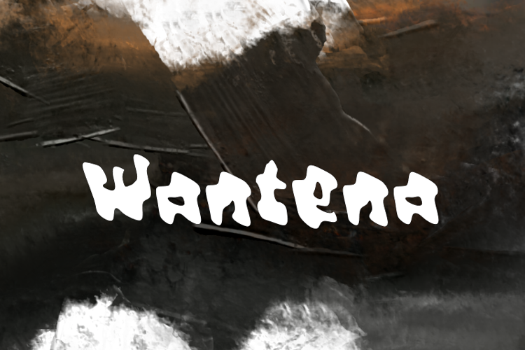 Preview of w Wantena Font