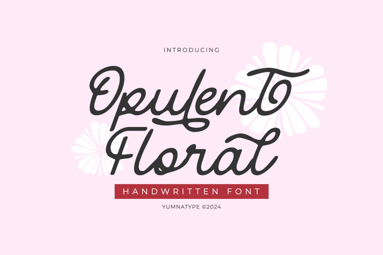 Opulent Floral Font