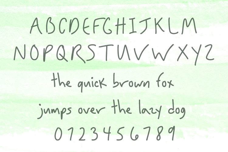 Baby Cucumber Font