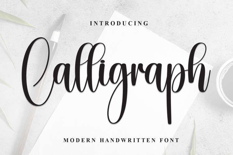 Preview of Calligraph Font