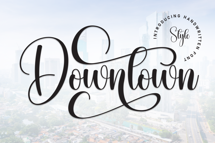 Preview of Downtown Font