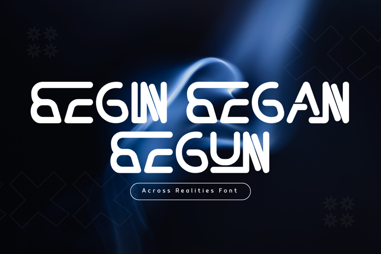 Preview of ACROSS REALITIES Font