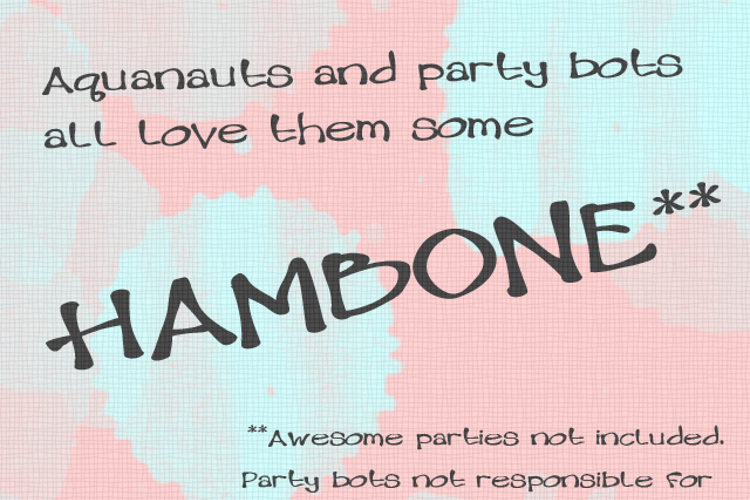 Hambone Font