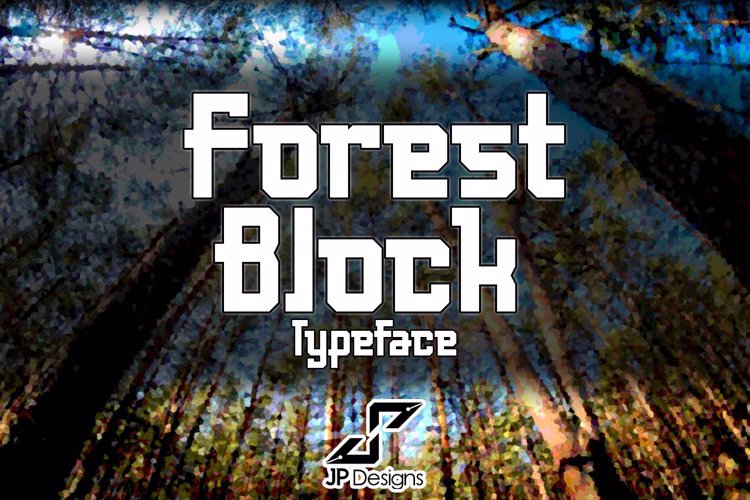 Forest Block Font