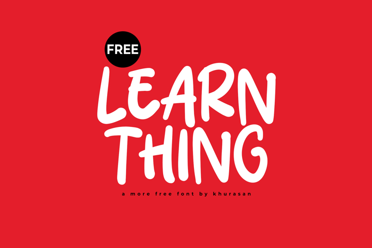 Learn Thing Font