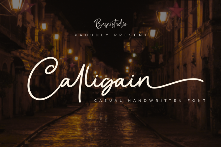 Calligain Font