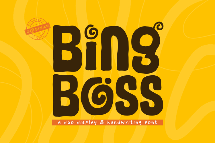Preview of Bing Boss Font