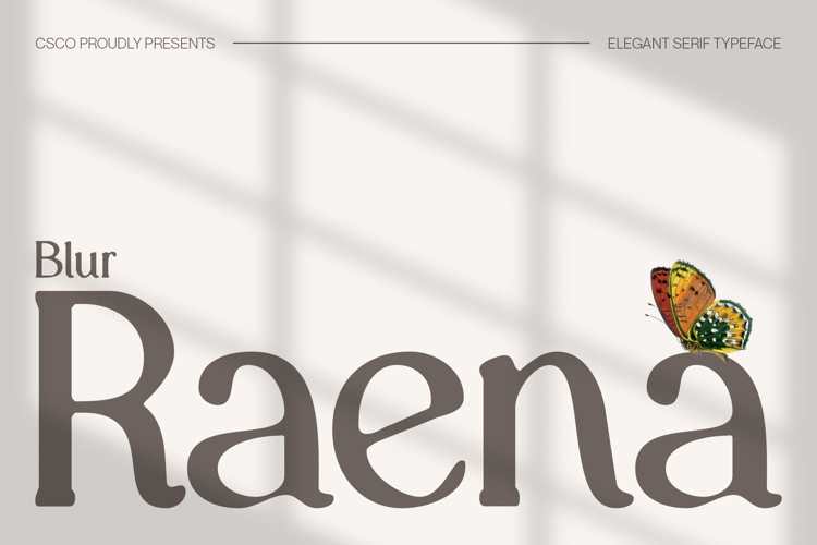 Raena Blur Font
