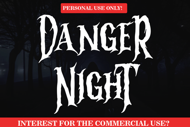 Danger Night Font