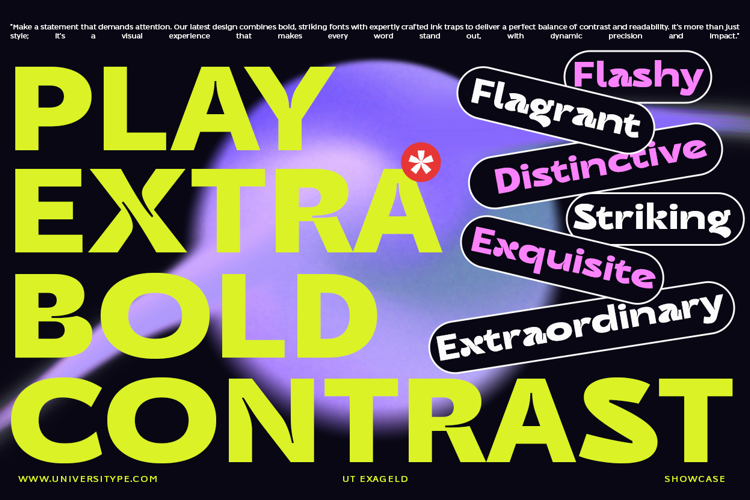 UT Exageld Font
