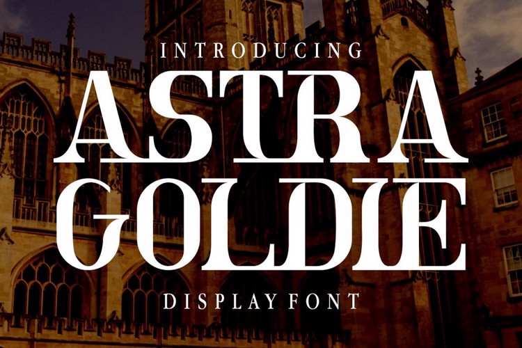 Astra Goldie Font