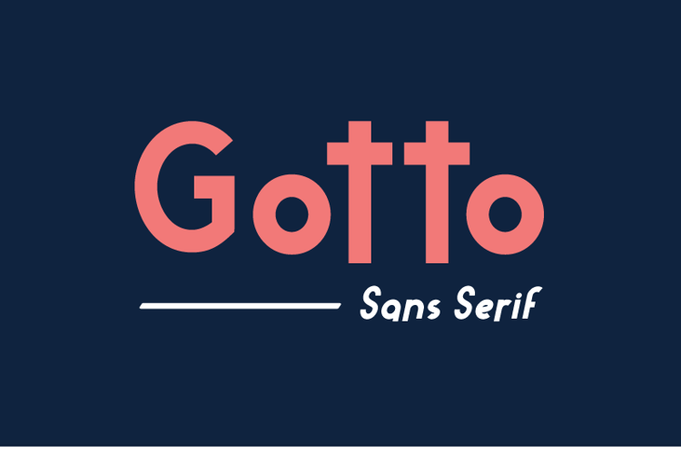 Preview of Gotto Font