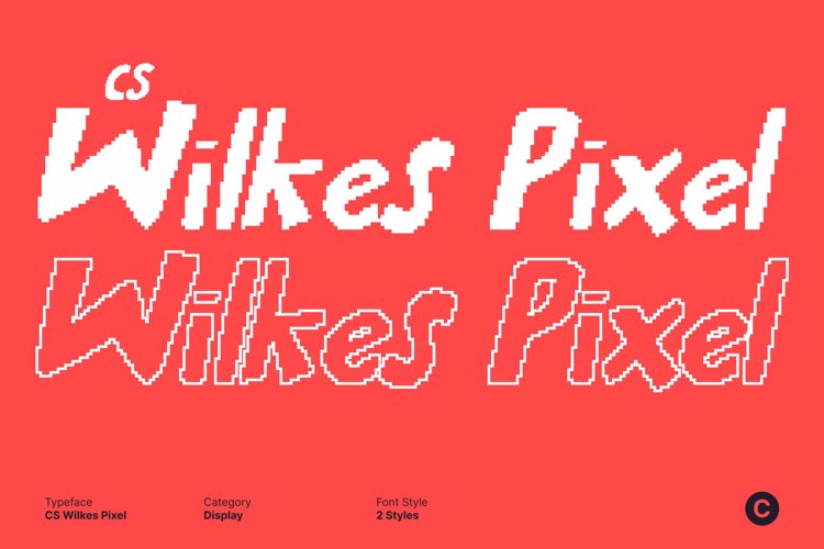 Preview of CS Wilkes Pixel Font