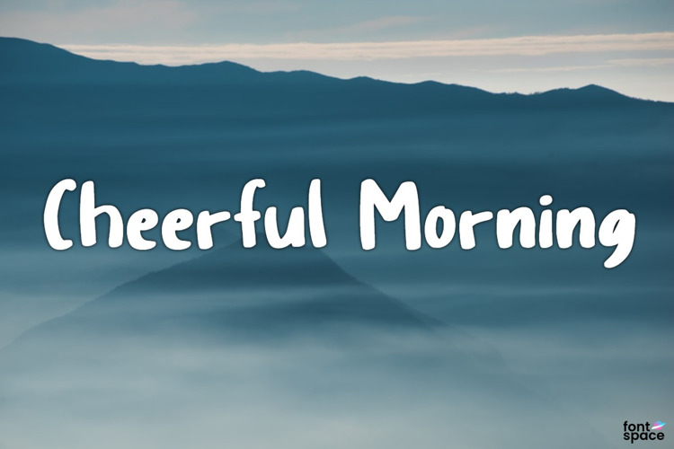 Cheerful Morning Font
