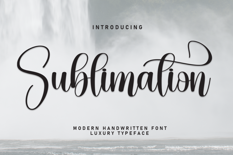 Preview of Sublimation Font