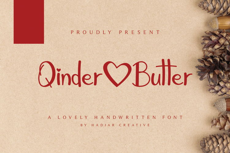 Qinder Butter Font