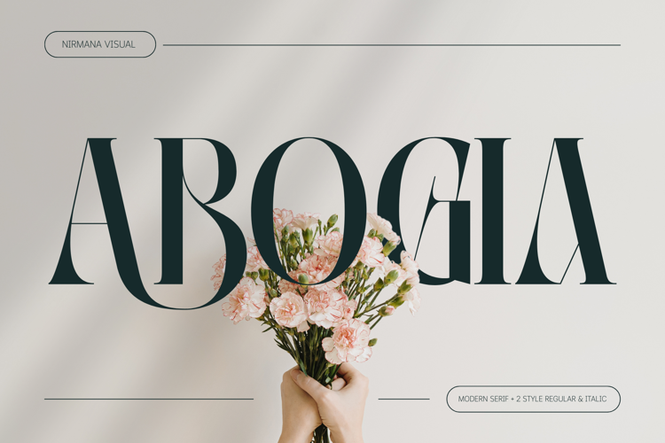 Preview of Abogia Font