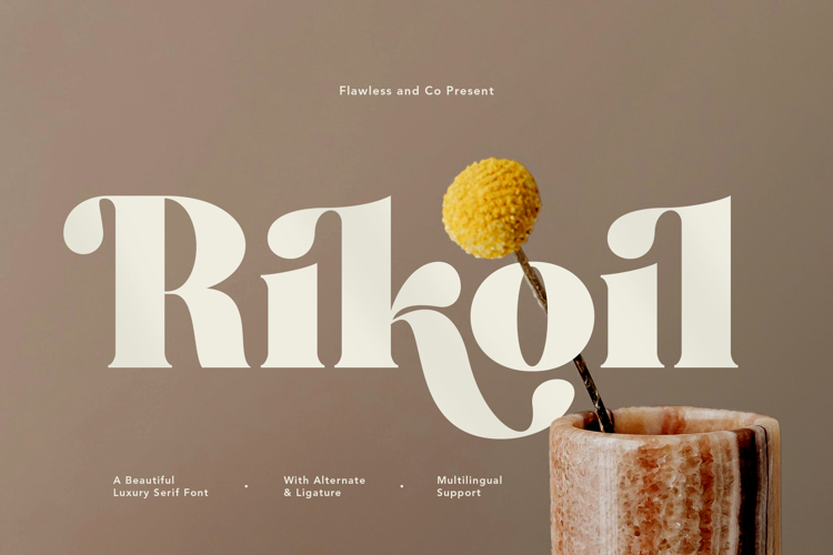 Preview of RIKOIL Font