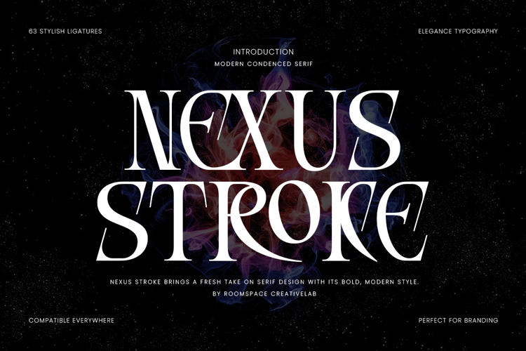 Preview of Nexus Stroke Font