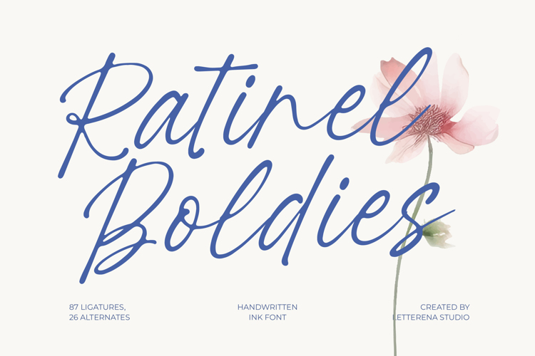 Preview of Ratinel Boldies VERSION Font
