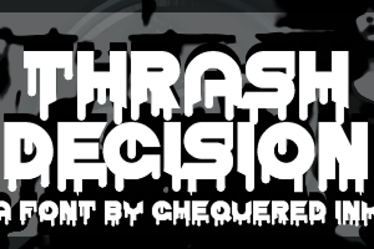 Thrash Decision Font