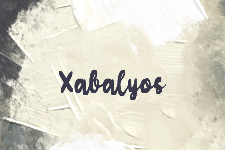 Preview of x  Xabalyos Font