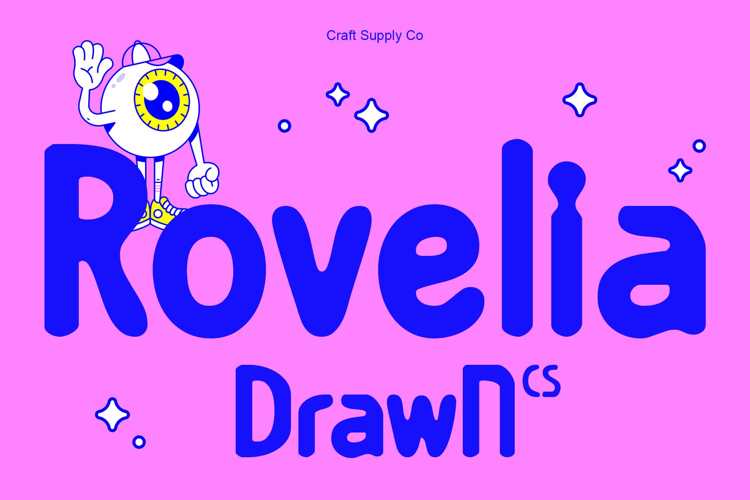 Preview of CS Rovelia Drawn Font