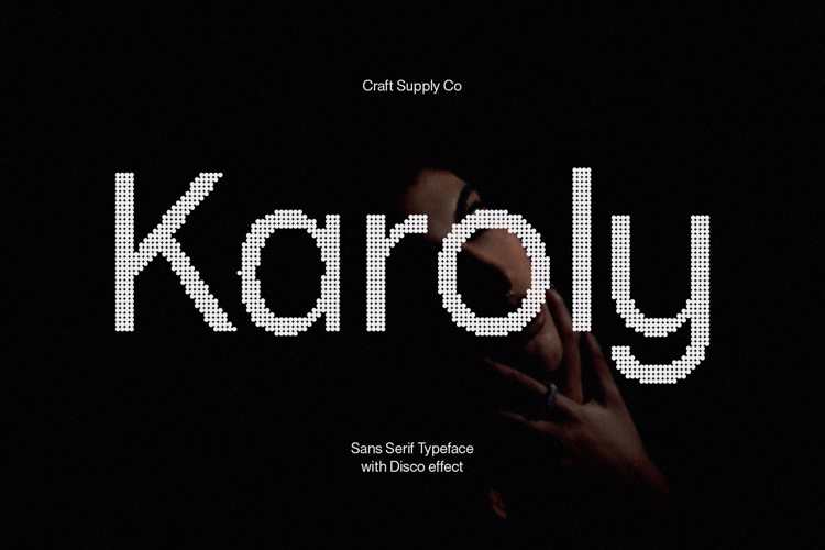 Preview of Karoly Disco Font
