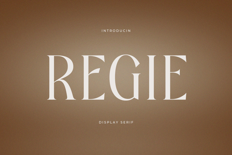 Preview of Regie Font