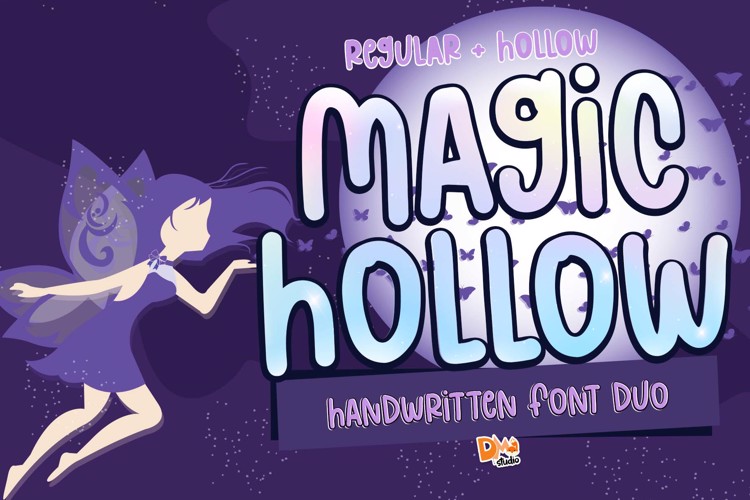 Magic Hollow Font