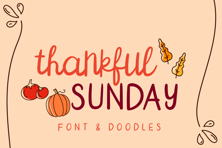 Thankful SUNDAY Font
