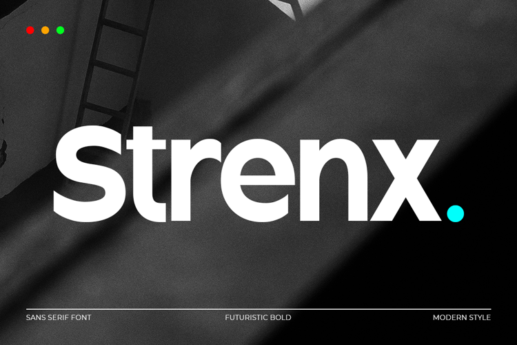 Preview of Strenx Font