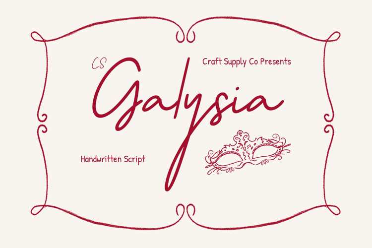 Preview of CS Galysia Font