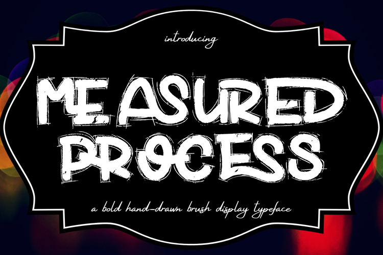 Preview of Measured Process Font