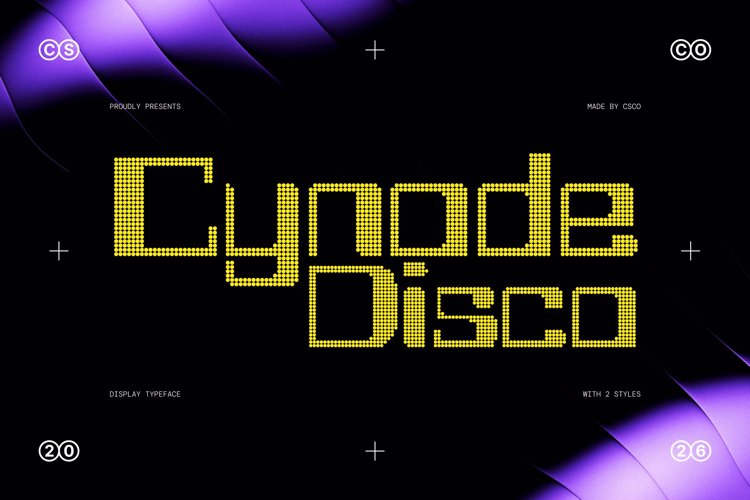 Preview of Cynode Disco Font