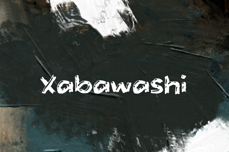 Preview of x  Xabawashi Font