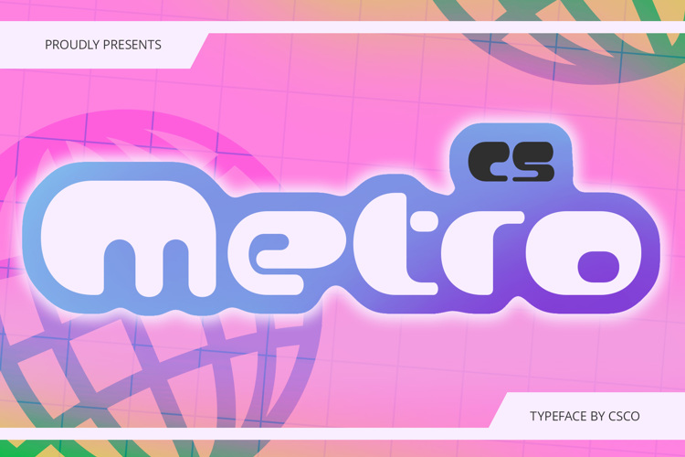 Preview of CS Metro Font